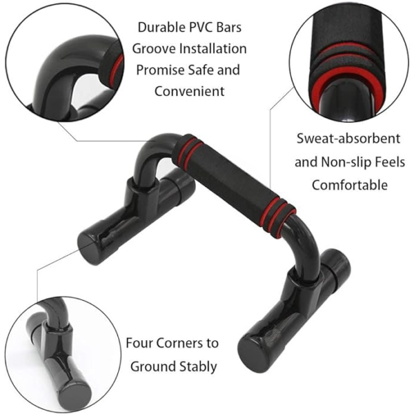 Push Up Bars Strength Training - Workout Stands With Ergonomic Push-up Bracket Board - Image 3