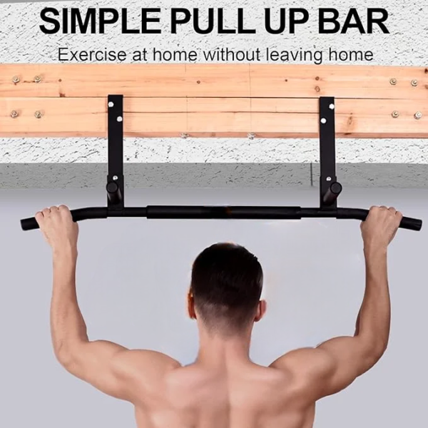 Joist Mount Pull Up Bar, Chin Up Bar Ceiling Mount, Heavy Duty - Image 3