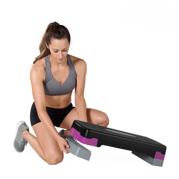 Aerobic Step 2” Risers, Gray - Image 2